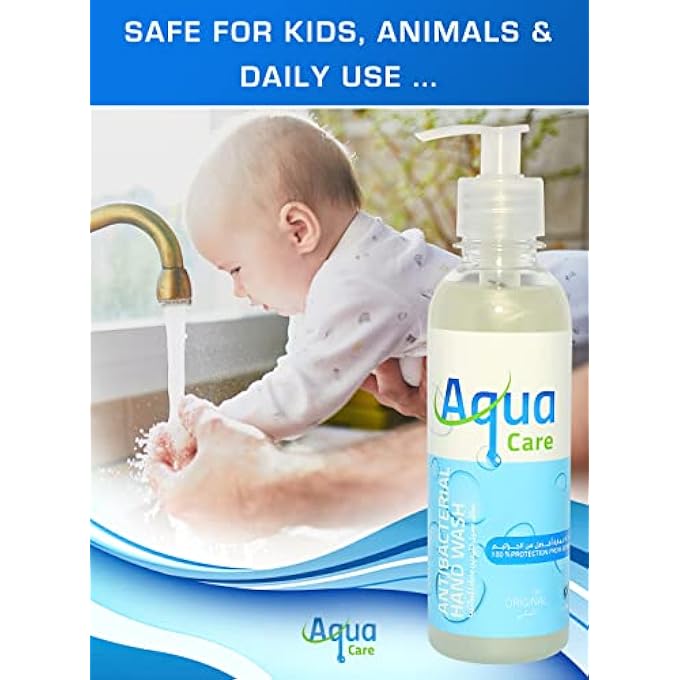 Aqua Care ANTIBACTERIAL HAND WASH 240ML ORIGINAL - Image 4